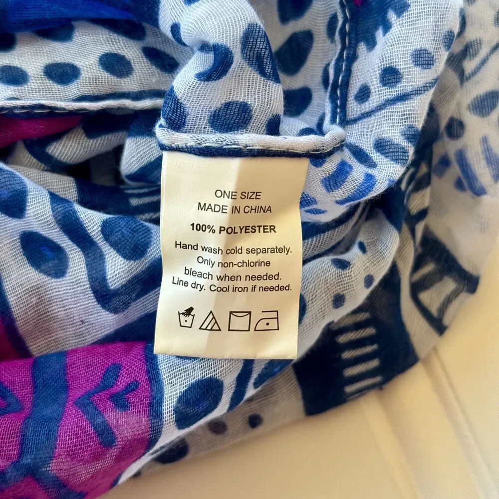 Lightweight Boho Tribal Aztec Print Infinity Scarf | 72